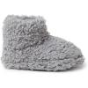 imageDearfoams UnisexChild Tate Washable Fuzzy Bootie SlipperSleet