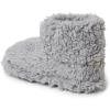 imageDearfoams UnisexChild Tate Washable Fuzzy Bootie SlipperSleet