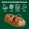 imageDearfoams mens Matching Family Holiday Papa Bear Sherpa Lined Moc Toe With Embroidery SlipperFurry Teddy