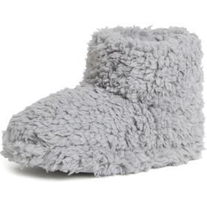 imageDearfoams UnisexChild Tate Washable Fuzzy Bootie SlipperSleet