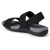 imageDearfoams womens Original Comfort Sloane Backstrap Casual Open Toe SandalBlack