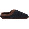 imageDearfoams Mens Asher Quilted Clog with Faux Leather Trim SlipperNavy Blazer