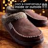 imageDearfoams Mens MFS Clog WWhipstitch ampamp Mf SlipperChestnut
