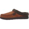 imageDearfoams Mens MFS Clog WWhipstitch ampamp Mf SlipperChestnut