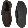 imageDearfoams Mens Microfiber Suede Moc With Memory Foam MoccasinCoffee
