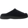 imageDearfoams Mens Microfiber Terry Clog with Memory Foam Slippers Small Black