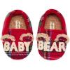 imageDearfoams Easter Basket Stuffers Gifts for Kids Toddler Lil Bear and Baby Bear SlipperRed Tartan Plaid