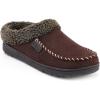 imageDearfoams Mens Memory Foam Slipper Large 1112 Coffee