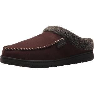imageDearfoams Mens Clog wWhipstitch ampamp MF Coffee XLarge  1314 M US