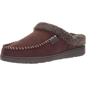 imageDearfoams Mens MFS Clog WWhipstitch ampamp Mf SlipperCoffee