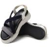 imageDearfoams Womens Daylen Comfortable Adjustable Strap Platform SandalBlack