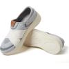 imageDearfoams Womens Livie Machine Washable X Strap Knit SneakerLight Grey