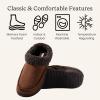 imageDearfoams mens Breathable Memory Foam Slip on Marshall Indoor House Shoe Moccasin SlipperChestnut