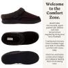 imageDearfoams mens Breathable Memory Foam Slip on Marshall Indoor House Shoe Moccasin SlipperCoffee