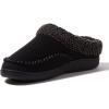 imageDearfoams mens Breathable Memory Foam Slip on Marshall Indoor House Shoe Moccasin SlipperBlack
