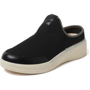imageDearfoams Womens Lila Lightweight Slip on Comfort ClogBlack