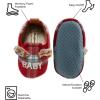 imageDearfoams Baby ampamp Kids Bear Matching Family Slipper Christmas GiftsBaby Bear RedBlue Plaid