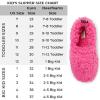 imageDearfoams UnisexChild Washable Skye Pile Closed Back SlipperParadise Pink