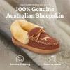 imageDearfoams womens Genuine Australian Shearling Moccasin Slipper  Gladstone Indoor Outdoor House ShoePotting Soil
