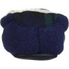 imageDearfoams UnisexBaby Kids Toddlers Felted Microwool and Plaid Moccasin Slipper Navy blazer 78 Toddler Medium US Toddler