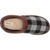 imageDearfoams mens Breathable Memory Foam Asher Clog House ShoeGrey Plaid