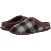 imageDearfoams mens Breathable Memory Foam Asher Clog House ShoeGrey Plaid