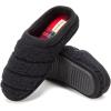 imageDearfoams mens Breathable Memory Foam Asher Clog House ShoeSolid Black