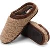 imageDearfoams mens Breathable Memory Foam Asher Clog House ShoeTan