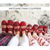 imageDearfoams mens Matching Family Holiday Papa Bear Sherpa Lined Moc Toe With Embroidery SlipperTartan Plaid