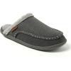 imageDearfoams mens Matthew Moc Toe Scuff Indoor Outdoor House ShoeGrey