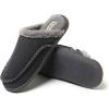 imageDearfoams mens Matthew Moc Toe Scuff Indoor Outdoor House ShoeGrey