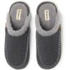 imageDearfoams mens Matthew Moc Toe Scuff Indoor Outdoor House ShoeGrey