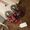 imageDearfoams unisexchild Gifts for Kids Matching Christmas Holiday Lil Bear and Baby BearLil Bear Furry Plaid