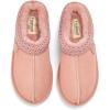 imageFireside by Dearfoams Womens Greta Genuine Shearling Clog Slippers 100 Natural Suede Clogs for Outdoor ampamp IndoorDusty Pink