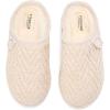 imageFireside by Dearfoams womens Greta Knit and Shearling ClogBone