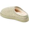 imageFireside by Dearfoams womens Greta Knit and Shearling ClogSeagrass