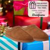 imageDearfoams mens Suede Indoor Outdoor ClogChestnut 2