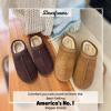 imageDearfoams mens Suede Indoor Outdoor ClogCoffee 2