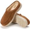 imageFireside by Dearfoams mens Lithgow Genuine Shearling ClogChestnut