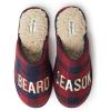 imageDearfoams mens Funny Ugly Christmas Sweater Holiday Scuff SlipperBeard Season