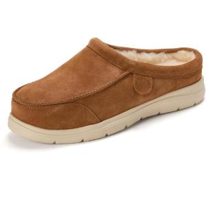 imageFireside by Dearfoams mens Lithgow Genuine Shearling ClogChestnut