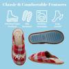 imageDearfoams mens Gifts for Dad Funny Fathers Day Papa Bear SlipperRedBlue Plaid