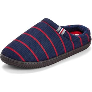 imageDearfoams mens Case Casual ClogBlue Red Stripe