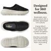 image:imageDearfoams Mens Lightweight Quilted Puffy Nylon Energy Return Ontario Slip on MuleBlack