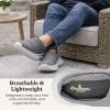 image:imageDearfoams Mens Lightweight Quilted Puffy Nylon Energy Return Ontario Slip on MuleMedium Grey