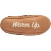 image:imageDearfoams Mens Original Nylon Warm Up Bootie SlipperBrown Multi Sherpa