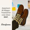 image:imageDearfoams MensAlexander Microsuede Moccasin with Berber Casing CHESTNUT S