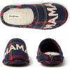 image:imageDearfoams Womens Mama Bear Matching Family Gifts for Mom ClogBlue Tartan Plaid