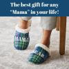 image:imageDearfoams Womens Mama Bear Matching Family Gifts for Mom ClogGreen Plaid