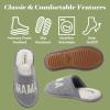 image:imageDearfoams Womens Mama Bear Matching Family Gifts for Mom ClogLight Heather Grey